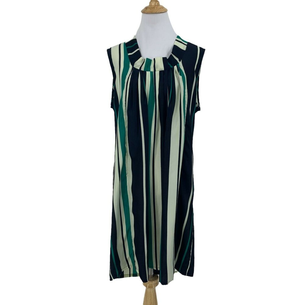 Loyal Hana Cybelle Nursing Maternity Dress M Medium Satin Polyester Stripe